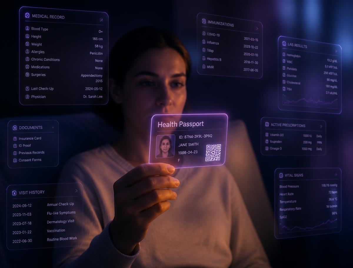 A patient-held health identity